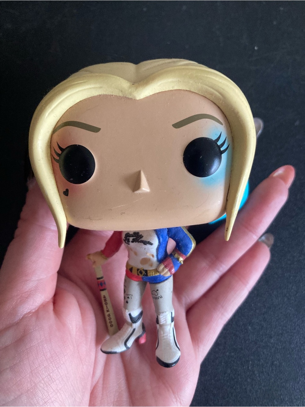 Funko Harley Quinn Pop Vinyl - Blonde, Blue, Pink, White